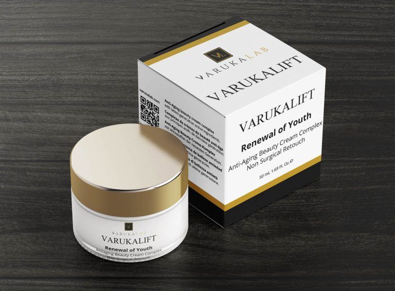 Diseño gráfico y packaging, mockup cosmético para Varikalift, Di Pierro Estudio