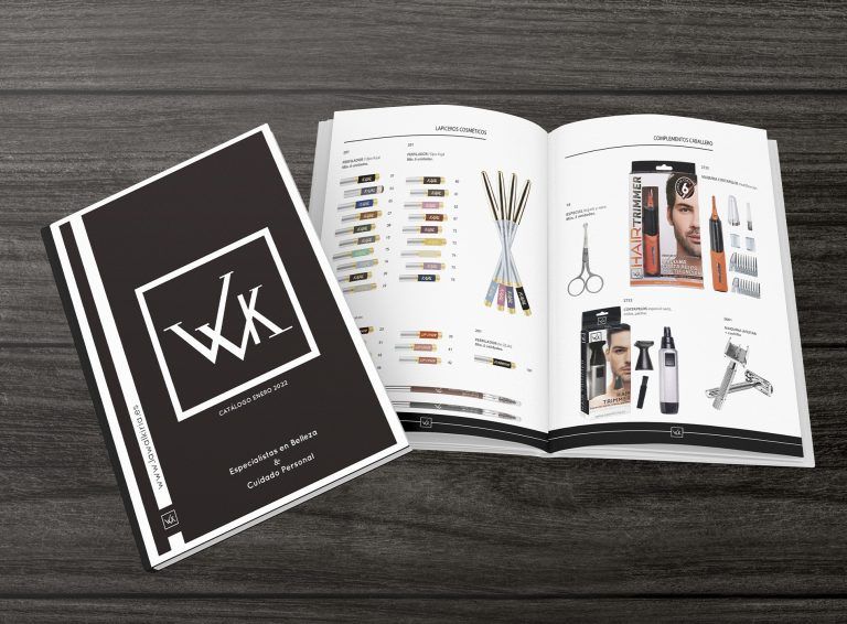 Diseño gráfico y elaboración de catálogo de producto, mockup para Walkiria, Di Pierro Estudio
